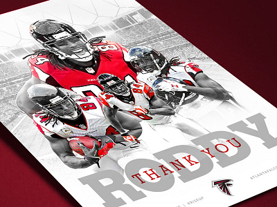 Thank you Roddy atlanta falcons football social media sports