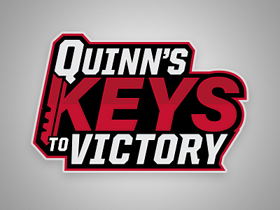 Quinn's Keys atlanta falcons football logo nfl sports design