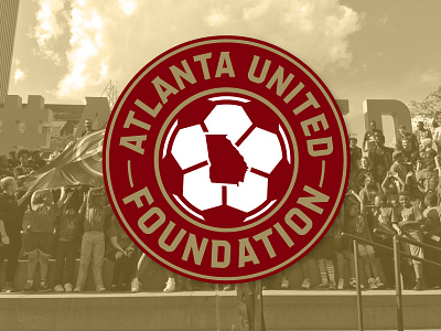 Atlanta United Foundation atlanta logo mls soccer sports design