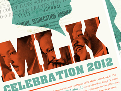 MLK Celebration (option 2) charlotte college history mlk poster university