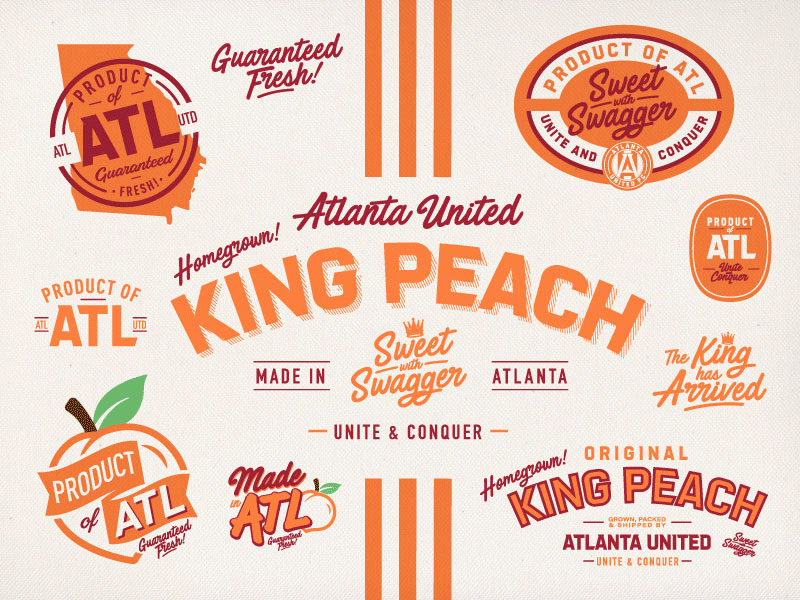 King Peach by Britt Davis on Dribbble
