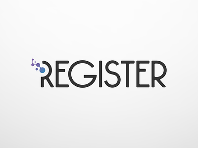 The Register Logo branding design logo