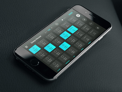 Remixlive App app branding controller dark dj icons interface ios iphone kickpush music ui