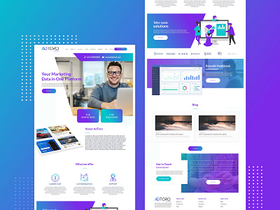 ADtoro website design adobe xd design ui uiux ux web design webdesign website website design websites