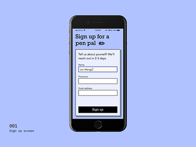 Daily UI 001 daily ui daily ui 001 daily ui challenge sign up