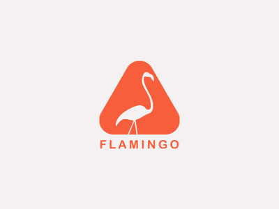 03 animal business flamingo logo modern simple