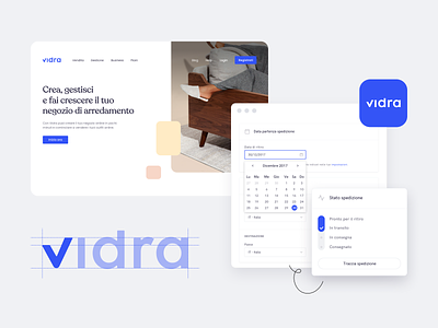 Vidra - Website & Brand Refresh branding ecommerce fashion icon identity landing page logo moodboard redesign shipping shop shopping store ui web app website