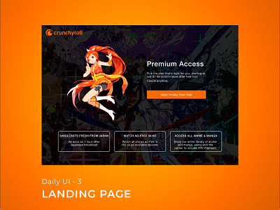 Landing Page 100 days challenge 100 days of ui branding design illustration typography ui ux web