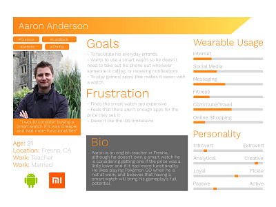 User Persona Aaron Anderson