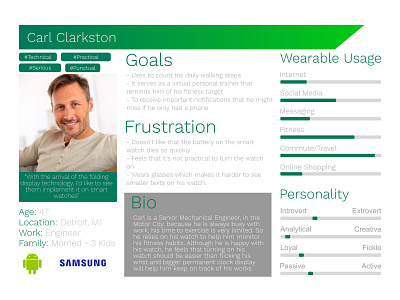 User Persona Carl Clarkston