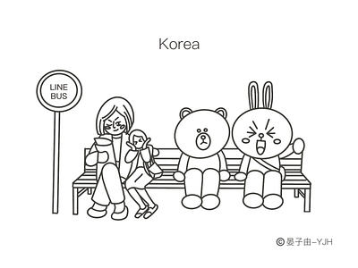 Korea Travel Illustrator8 design graphic design illustration