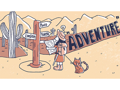 adventure life illustration 插图