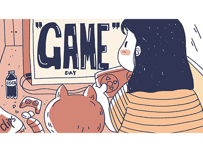 day 5-game day illustration 插图