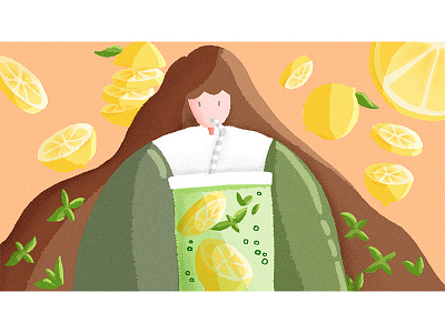 Citrus Mint Mojito illustration 插图