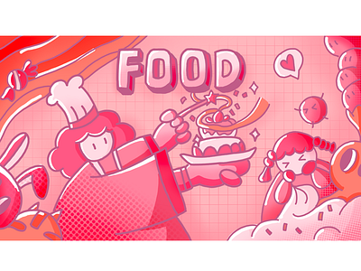 Food design illustration 插图