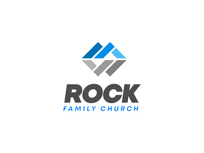 rockfamilychurch bold brand church clean creative family identity mountain prayer prayers professional religion religious rock simple