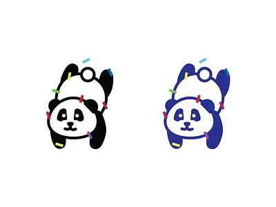 Panda Logo - Daily Logo Challenge Day 3 branding dailylogochallenge design icon logo logo design logo designer logo mark logodesign logodesigner