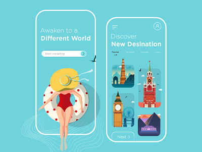 Travel Mobile App Design