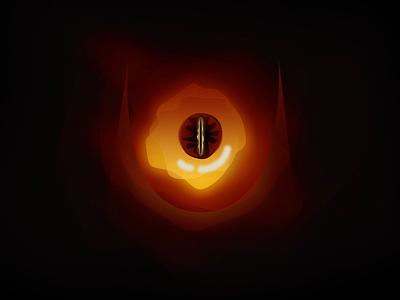 EHT black hole buraco negro digital art digital illustration eht event horizon telescope eye of sauron illustration art ilustração middle earth sauron