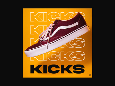 Kicks design flyer graphic illustration vector