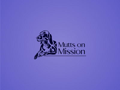 MuttsOnMission design dog graphic icon logo mutts vector