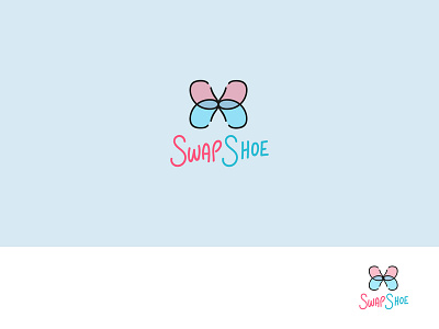 "Swapshoe" Logo brand and identity logo logotype vector