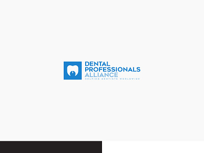 "Dental Professionals Alliance" Logo brand and identity dentist icon logo logo a day vector