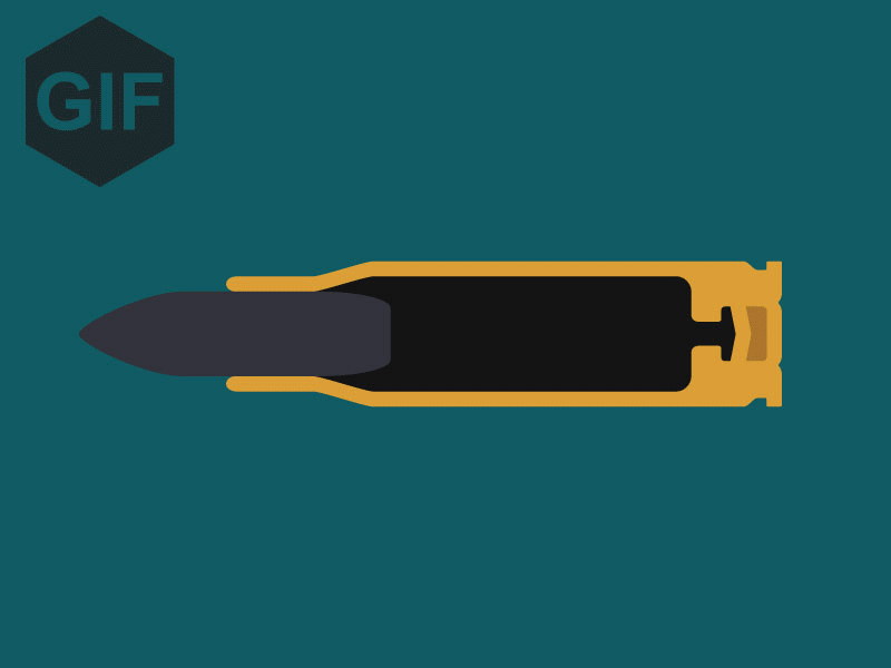 Bullet GIF animation bullet casing gif gunpowder hammer pin projectile