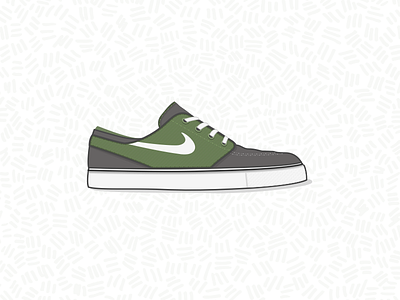 First shot shoes sketch vector