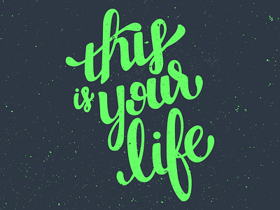 This is Your Life drawn learning lettering progress seenletterdays vector