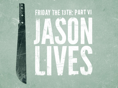 Jason Lives green league gothic machete weapon zombie