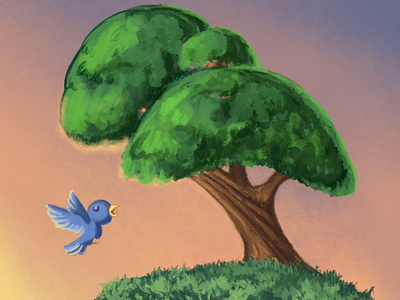 Tree and bird