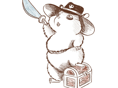 hamster pirate