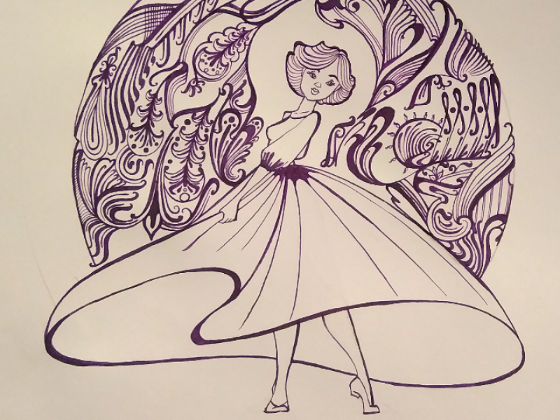 The dress ink dress pattern