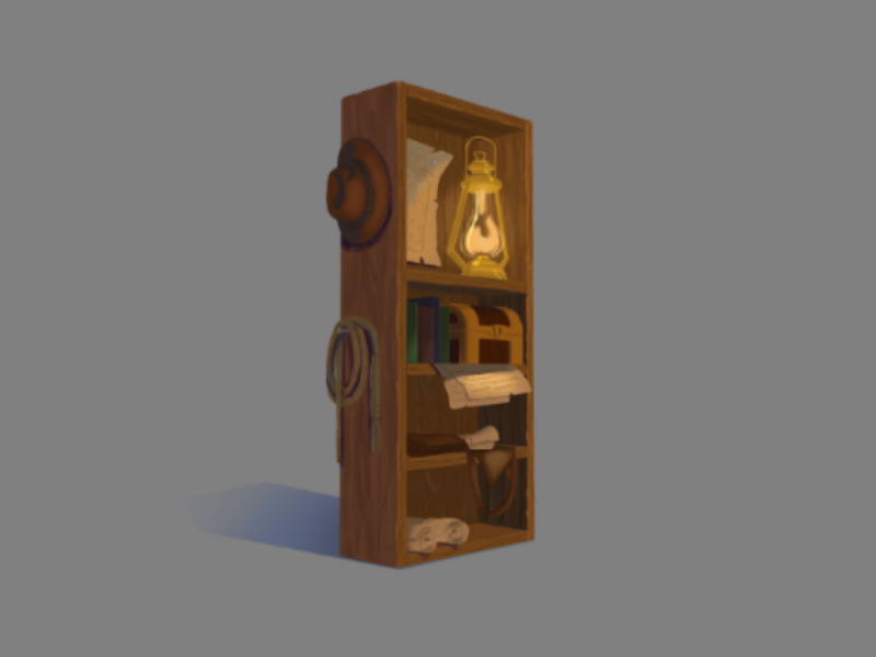 cupboard of Indiana Jones indiana jones digital paint
