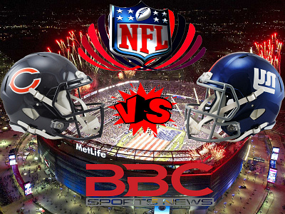 Chicago Bears With New York Giants bbc sports news nfl sports