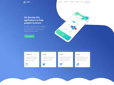Appx- App Landing Page Template
