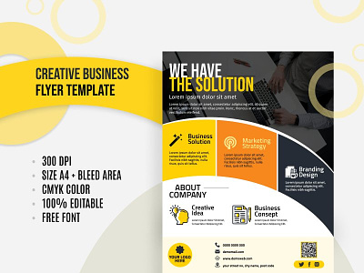 Creative Business Flyer Template business creative customize eye-catching flyer free online professional sale summer template walking