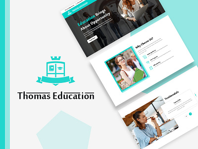 Thomas Education Learning PSD Template