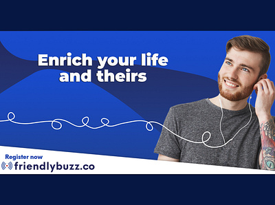 FriendlyBuzz billboard ad design animated animation concept design graphic design
