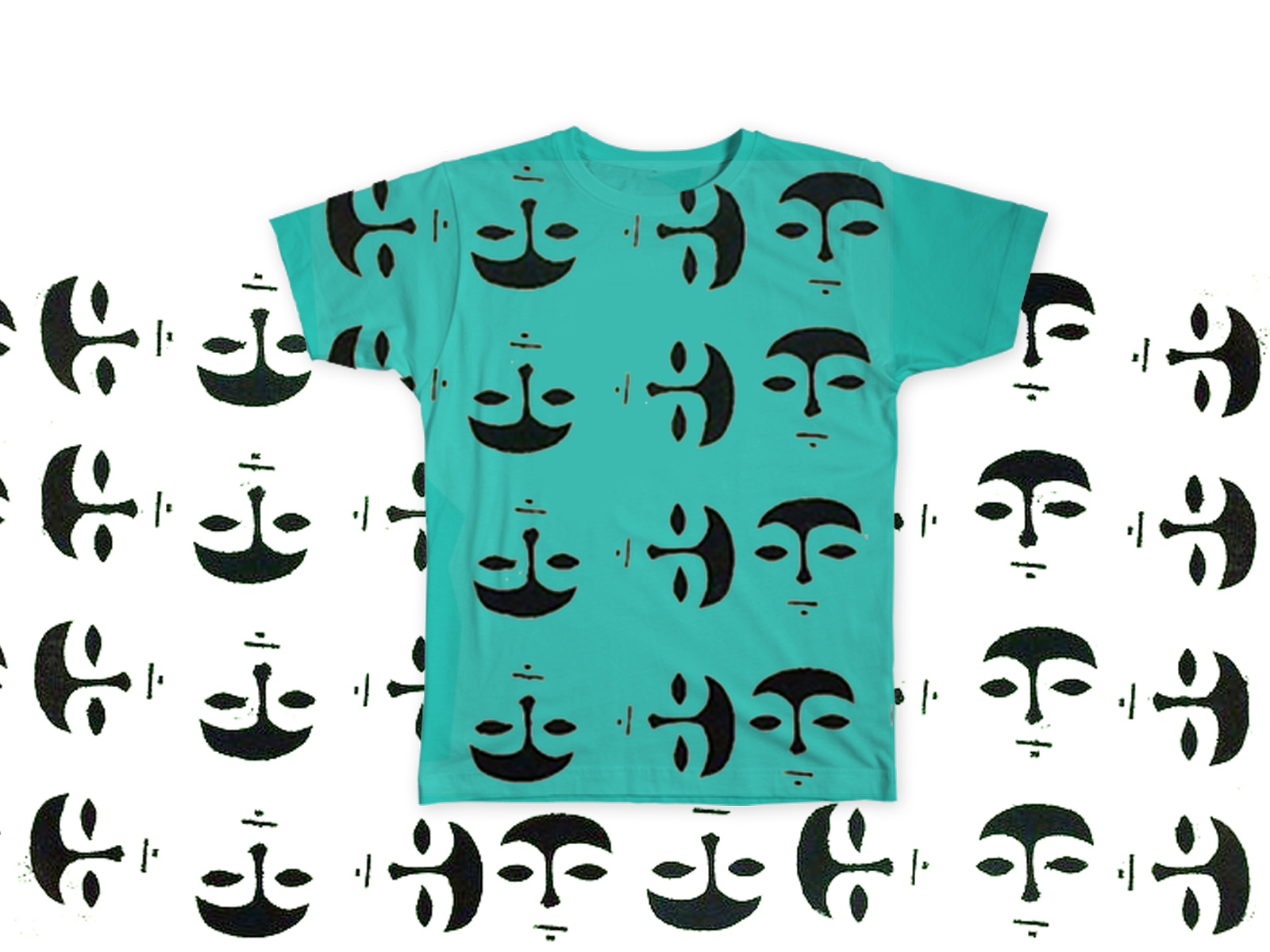 Faces TShirt by Miuriel Feliks on Dribbble