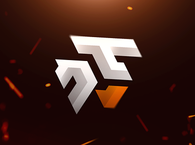 FNST Lettermark Esports Logo Design esports fnst gaming initial lettermark