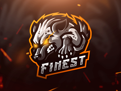 Hyena Gaming Mascot Logo Design - Finest