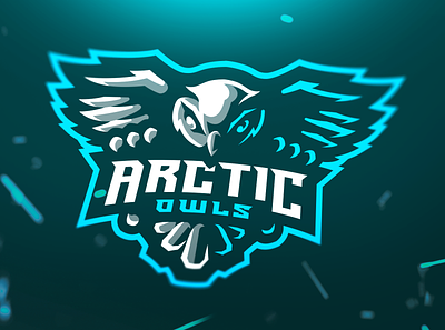 Arctic / Snowy Owl Mascot Logo Design (For Sale) arctic arctic owl bird character design esports gaming graphic design ice logo design mascot mascot logo owl polar polar owl snow snowy owl sports