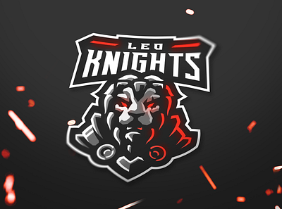 Paladin / Knight Lion Esports Mascot Logo Design - Leo Knights design esports gaming graphic design illustration knight league of legends leo lion logo logo design mascot mascot logo paladin sports warrior wild rift