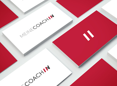 MEINE COACHIN – Logo for Career / Life Coach berlin branding business card career coach coaching design identity life coach logo logotype stationery typography visual identity wingwave