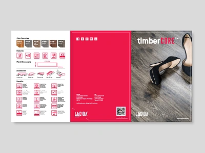 Lucida brochure flooring home illustration infographic interior laminate layout parkett photography wood