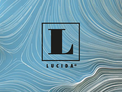 Lucida letter lines logo serif simple square typography