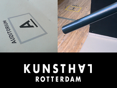 KUNSTHAL Rotterdam | Signage & Wayfinding System
