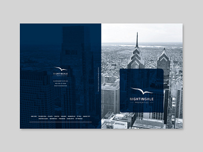 Nightingale corporate brochure cover graphic design identity image brochure real estate
